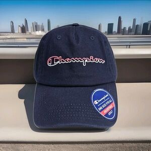 Champion Navy Blue Cap NEW w/Tag